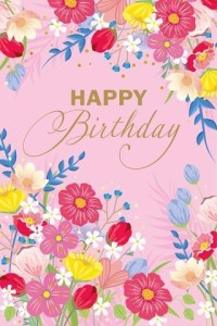KARNET URODZINY - FLOWERY HB