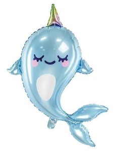 BALON FOLIOWY NARWAL 53X87CM