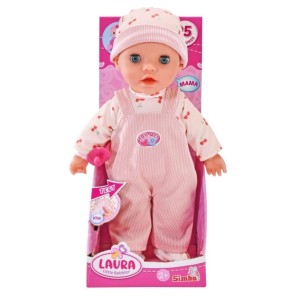 LALKA LAURA GAWORZĄCA 30 CM, SIMBA