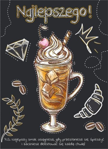 Karnet B6 Ice coffee