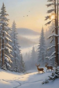 KARNET BOŻE NARODZENIE - WINTERTIME