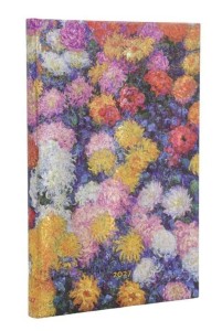 KALENDARZ KSIĄŻKOWY MINI 2027 CHRYSANTHEMUMS