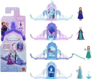 DISNEY FROZEN ANNA OR ELSA POP-UP CASTLE, MATTEL