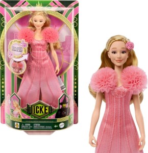 WICKED ŚPIEWAJĄCA LALKA GLINDA, MATTEL