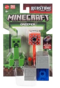 MINECRAFT FIGURKA REDSTONE CHARGED CREEPER, MATTEL