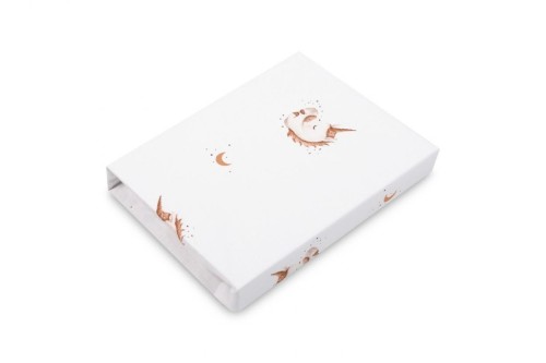 Prześcieradło drukowane bawełna unicorn 60x120