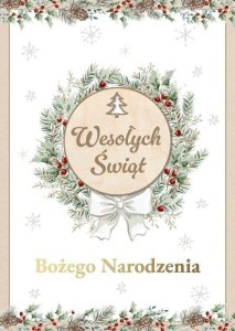 KARNET BOŻE NARODZENIE