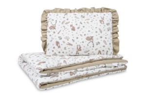 KOMPLET DO ŁÓŻECZKA BAWEŁNA FOREST BEIGE, SENSILLO