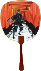 KARNET WACHLARZ CZARNY NINJA