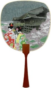 KARNET WACHLARZ ŚWIĄTYNIA KIYOMIZU-DERA