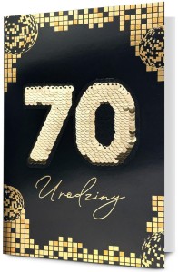 KARNET B6 URODZINY 70