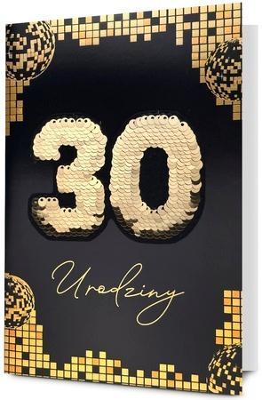 Karnet B6 Urodziny 30