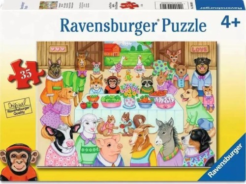 Puzzle 2D 35 Folwark zwierzęcy, Ravensburger