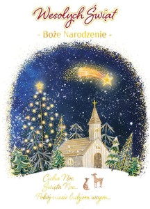 KARNET B6 BOŻE NARODZENIE - ŚWIĄTECZNY KOŚCIÓŁEK