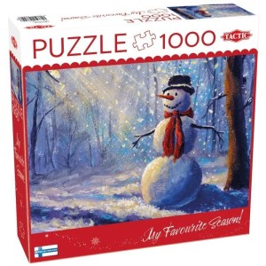 PUZZLE 1000 HAPPY SNOWMAN, TACTIC