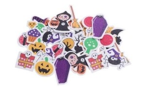 NAKLEJKI Z PIANKI HALLOWEEN 32SZT
