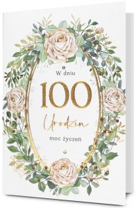 KARNET URODZINY 100