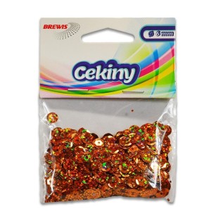 CEKINY HOLOGRAMOWE H 100 MIEDZIANY