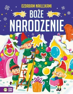 OZDABIAM NAKLEJKAMI. BOŻE NARODZENIE