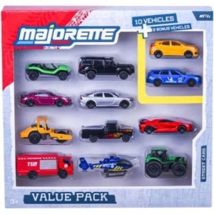 MAJORETTE STREET CARS 12-PAK, MAJORETTE