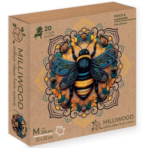 Puzzle drewniane 206 Milliwood Pszczoła, Alexander