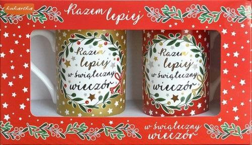 Kubek komplet Q Boże Narodzenie, Kukartka