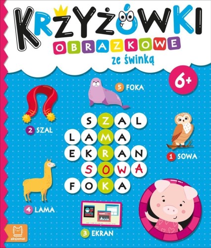 Krzyżówki obrazkowe ze świnką, Beata Karlik