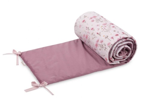 Ochraniacz Do Łóżeczka Velvet Bloom Pink, Sensillo