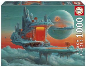 PUZZLE 1000 PLANETA OGNIA I LODU, EDUCA