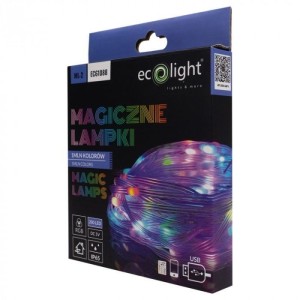 LAMPKI MAGICZNE 200 LED 1MLN KOLORÓW 10M DC5V