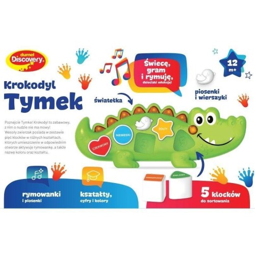 Krokodyl Tymek sortowanie i śpiewanie, Dumel
