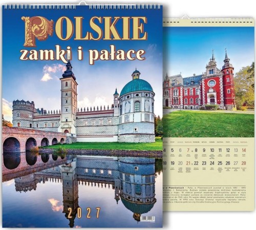 Kalendarz 2027 wieloplanszowy Zamki i Pałace