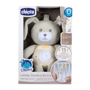 MUZYCZNY KRÓLICZEK LAMPKA NOCNA, CHICCO