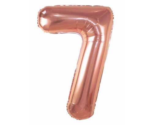 Balon foliowy 7 candy pink 85cm