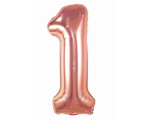 Balon foliowy 1 candy pink 85cm