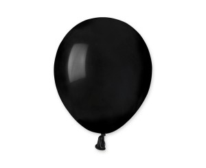 BALONY PASTELOWE CZARNE 13CM 100SZT