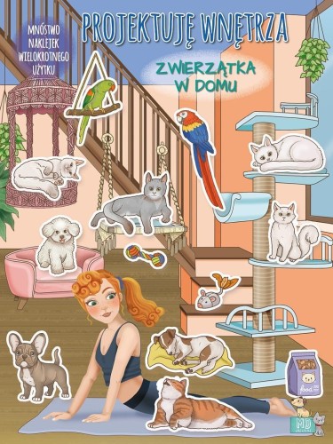 Projektuję wnętrza z naklejkami. Zwierzątka w domu
