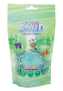 FLUFFY SAND 90G PUSZYSTY PIASEK ZIELONY TUBAN