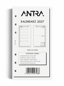 WKŁAD KALENDARZOWY 2027 MEMOFIX B6 ST/DNS