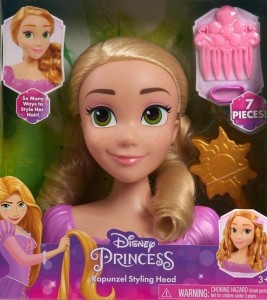 ROSZPUNKA GŁOWA DO STYLIZACJI FRYZUR DISNEY