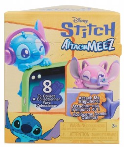 FIGURKI ZACZEPKI STITCH ATTACHMEEZ, JUST PLAY