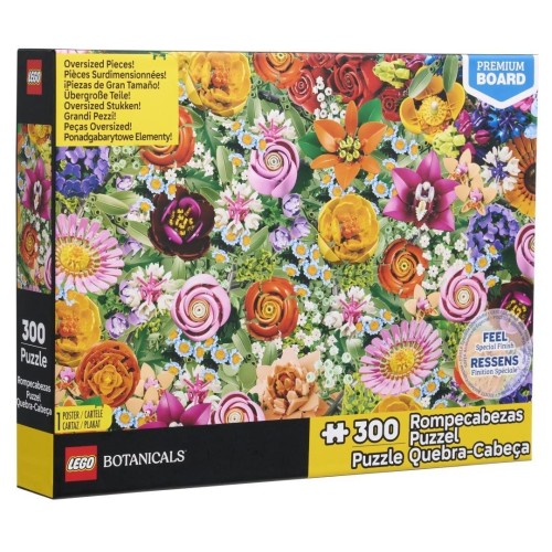 Lego Puzzle 300 Oversized Botanicals, Just Play