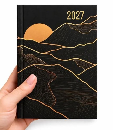 Kalendarz 2027 B6 Dzienny Złote Góry
