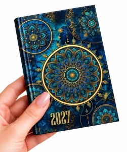 KALENDARZ 2027 A6 TYGODNIOWY KIESZONKOWY MANDALA