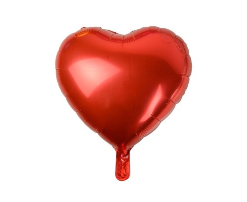 Balon foliowy Serce czerwone 25cm 100szt