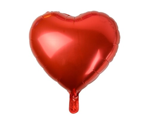 Balon foliowy Serce czerwone 46cm 100szt