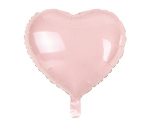 BALON FOLIOWY SERCE RÓŻOWE 46CM 100SZT