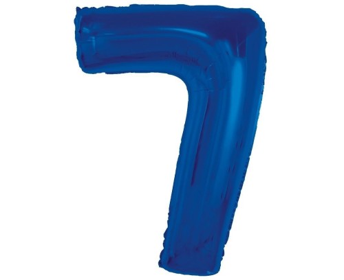 Balon foliowy B&C Cyfra 7 niebieska 92cm