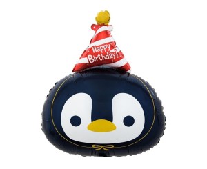 BALON FOLIOWY URODZINOWY PINGWINEK 41X50CM