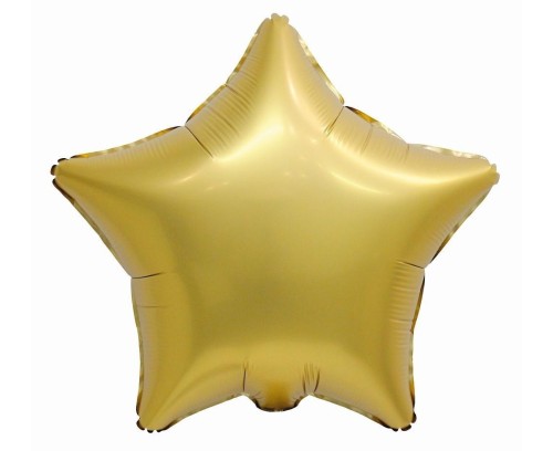 Balon foliowy B&C Gwiazda matowa złoto 44cm
